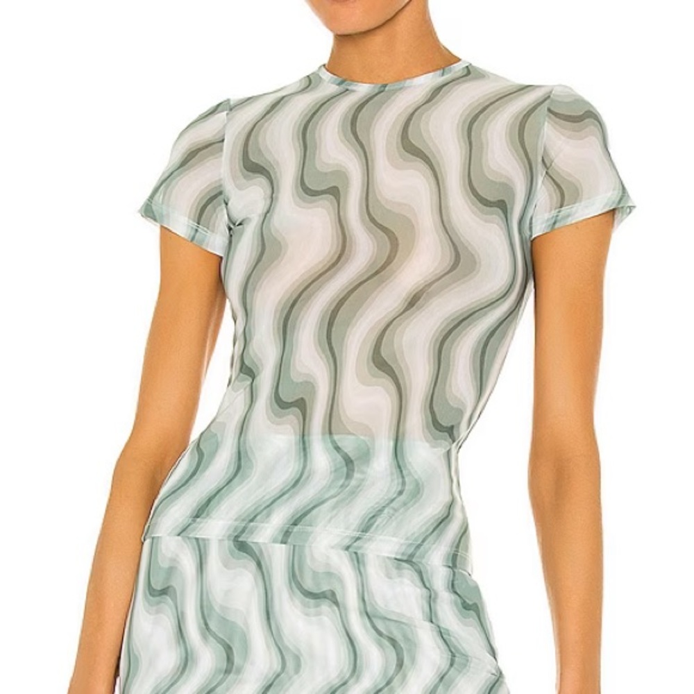 Miaou Mini Tee in Swerve (NWOT)